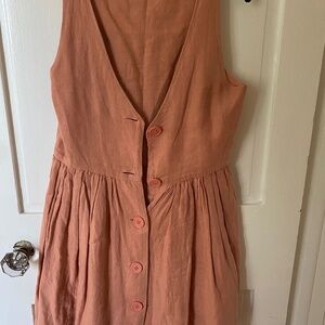Pink Linen dress
